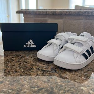 Brand new never worn toddler Adidas sneakers